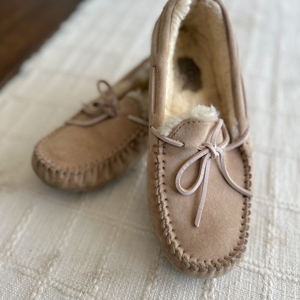 Ugg Tan Moccasin Slippers